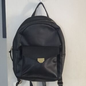 Sleek Black Men's Backpack